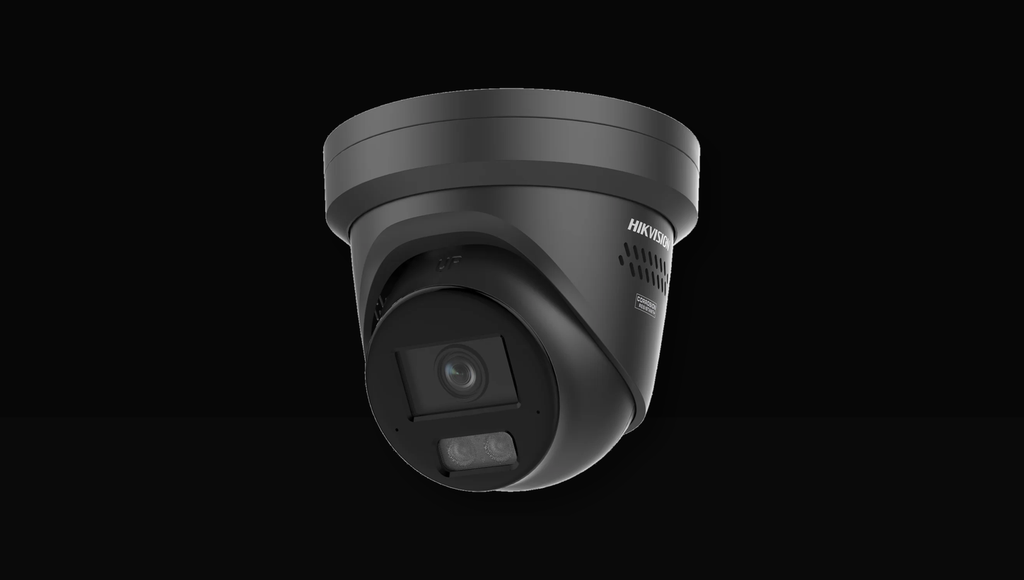 Hikvision black turret CCTV camera product image